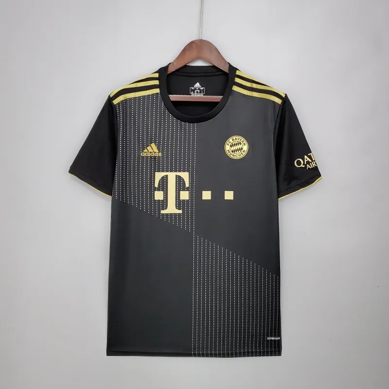 21/22 Bayern Munich away black soccer jersey