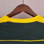 1998 World Cup Brazil Goalkeeper Dark Green Retro Soccer Jersey