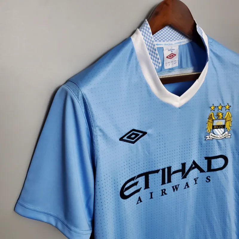 11/12 Manchester City home Retro Soccer Jersey