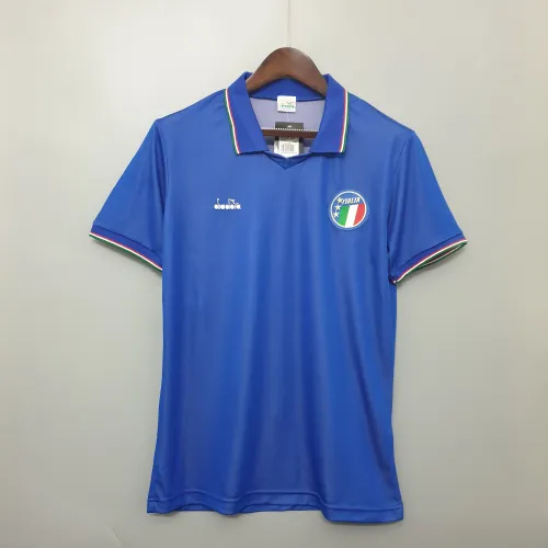 1990 Italien Home Retro Fußball Trikot