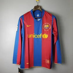 07/08 Barcelona Home Retro Long Sleeves Jersey - product photo 07/08 Barcelona Home Retro Long Sleeves Jersey product image