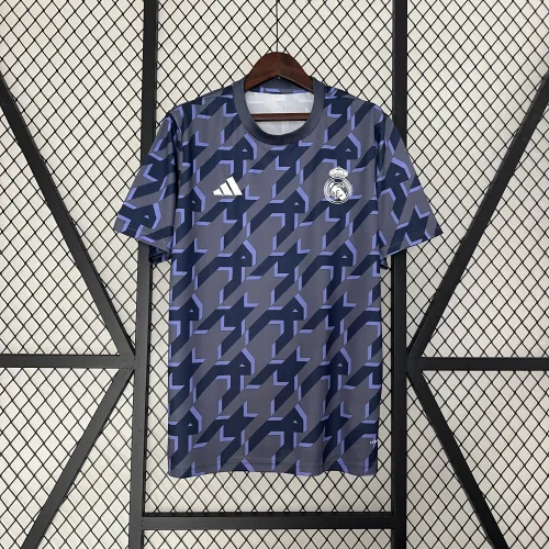 24/25 Real Madrid Blue Training Uniform Jersey