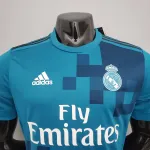 17/18 Real Madrid third away blue player jersey