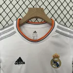 13/14 Real Madrid Retro home white kids kit