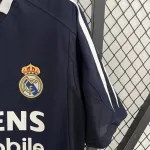 04/05 Real Madrid Retro Away blue soccer jersey