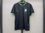 Coppa del Mondo 2022 Brasile Maglia da calcio nera in edizione speciale 2022 World Cup Brazil Black Special Edition Soccer Jersey