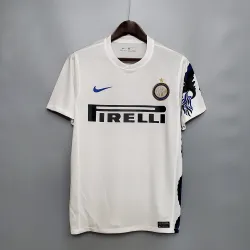 US20.99 - 2010 Inter Milan Retro home away white soccer jersey