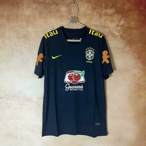 2025 Brasile Maglia da allenamento blu