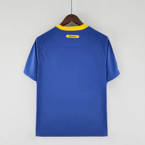 2010 Coppa del Mondo Brasile Retro away maglia da calcio blu