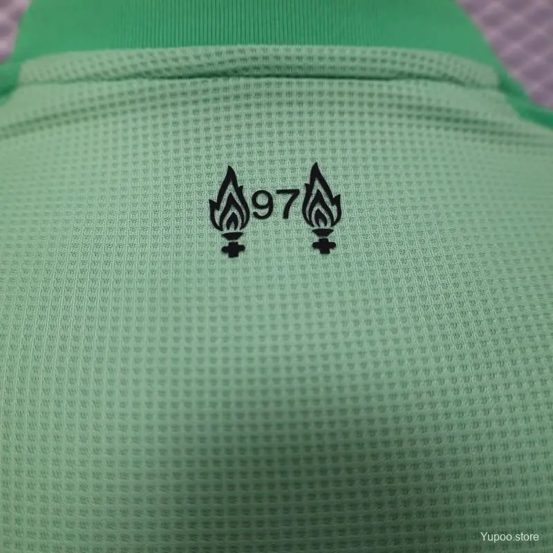 25/26 Liverpool Green Goalkeeper Player Version Jersey