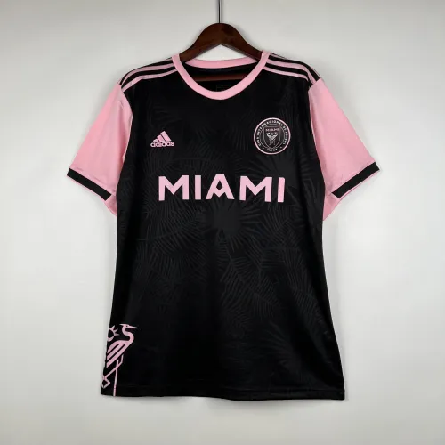 23/24 Inter Miami Camiseta de fútbol negra