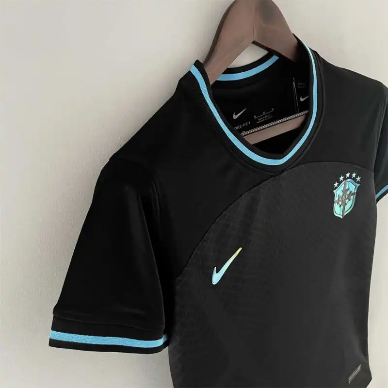 2022 World Cup Brazil Concept Black Women Women’s Soccer Jersey