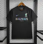 24/25 Liverpool Balmain Black Training Soccer Jersey 24/25 Liverpool Balmain Black Training Soccer Jersey