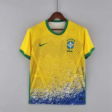 2022 World Cup Brazil Special Edition Yellow Soccer Jersey