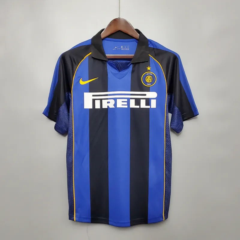 01/02 Inter Milan Retro home blue soccer jersey