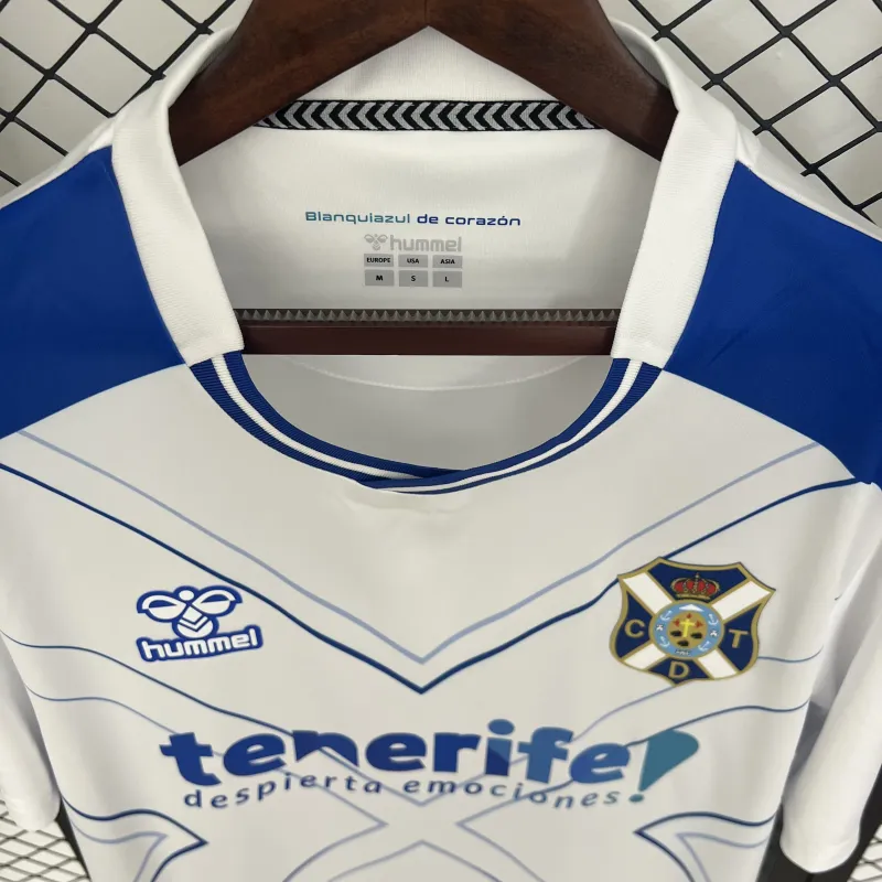 25/26 Tenerife home Soccer Jersey