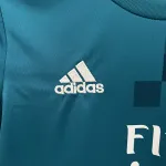 17/18 Real Madrid third away blue Retro kids kit