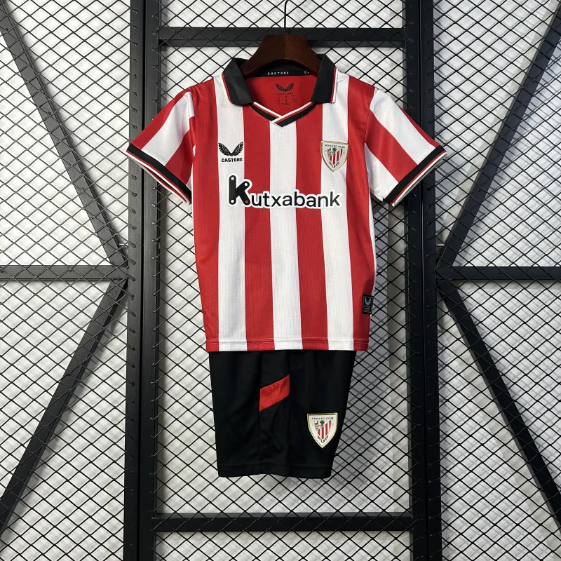 25/26 Kit infantil doméstico do Athletic Bilbao