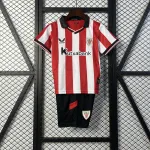 25/26 Kit infantil doméstico do Athletic Bilbao 25/26 Kit infantil doméstico do Athletic Bilbao