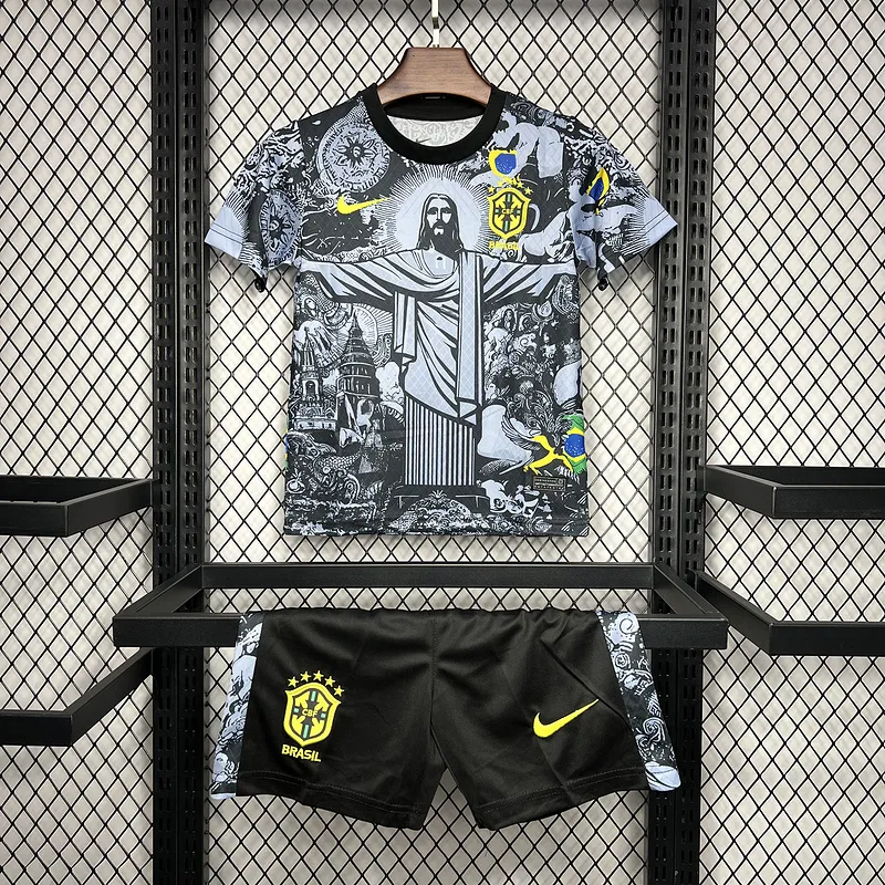 2024 Kit Especial Niños Jesús Gris Brasil