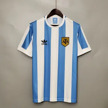 Camisa de futebol retro da seleção da Argentina de 1978