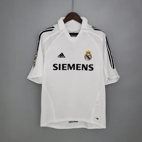 05/06 Real Madrid home Retro white soccer jersey