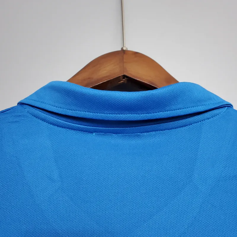 88/89 Naples Retro home blue soccer jersey