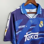 94/96 Real Madrid Retro away blue soccer jersey