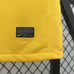 2010 World Cup Brazil Retro Home yellow soccer jersey