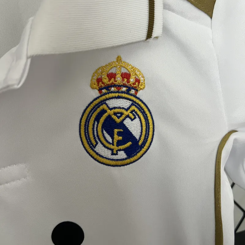 11/12 Real Madrid home white Retro kids kit