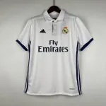 16/17 Real Madrid Retro home white soccer jersey