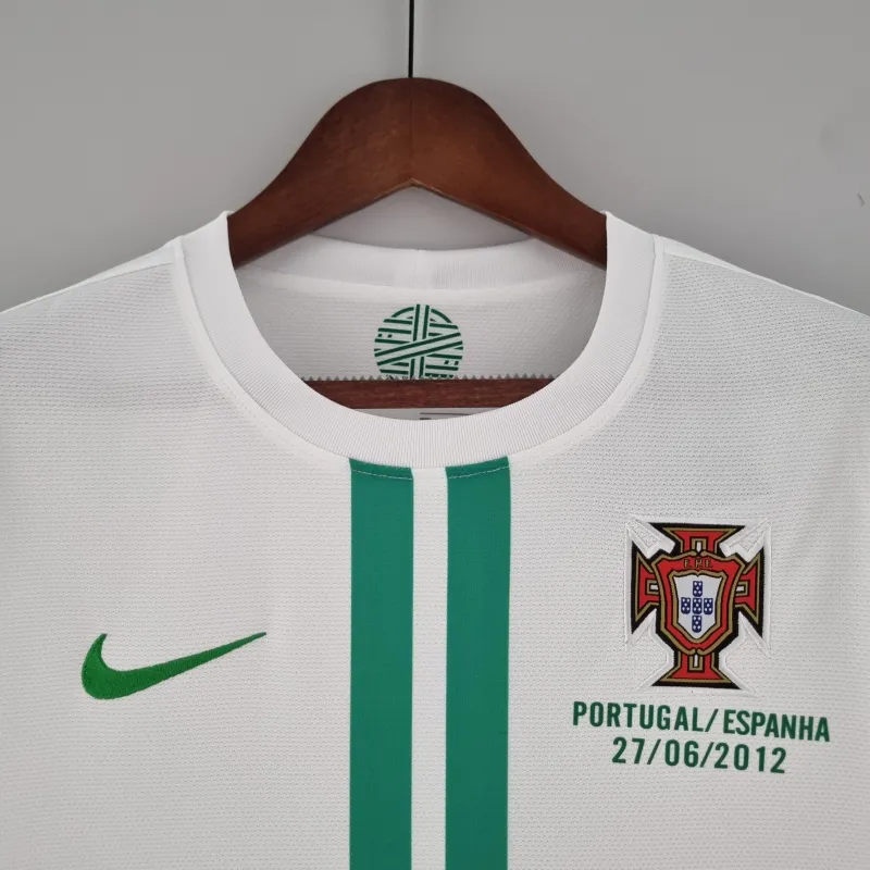 2012 Portugal Away Retro long sleeve Jersey
