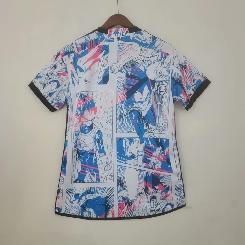 2022 World Cup Japan Anime White Soccer Jersey
