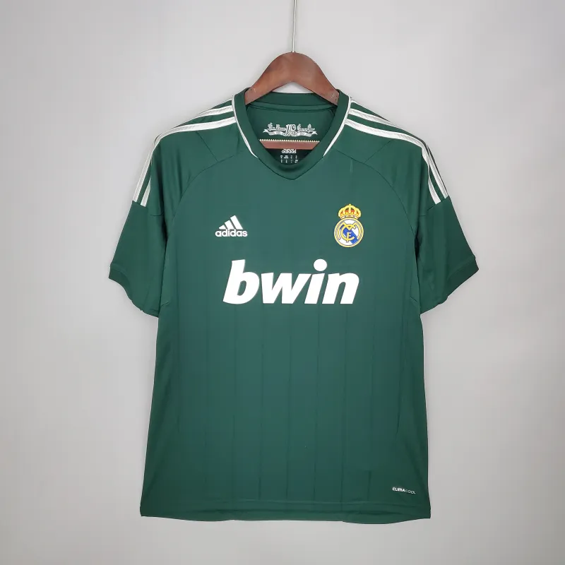 12/13 Real Madrid Retro third away green soccer jersey