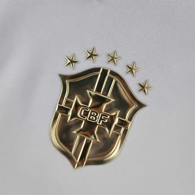 Coupe du Monde Brésil 2022 Blanc Maillot POLO Femme