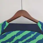 2022 World Cup Brazil Special Edition green and blue Soccer Jersey
