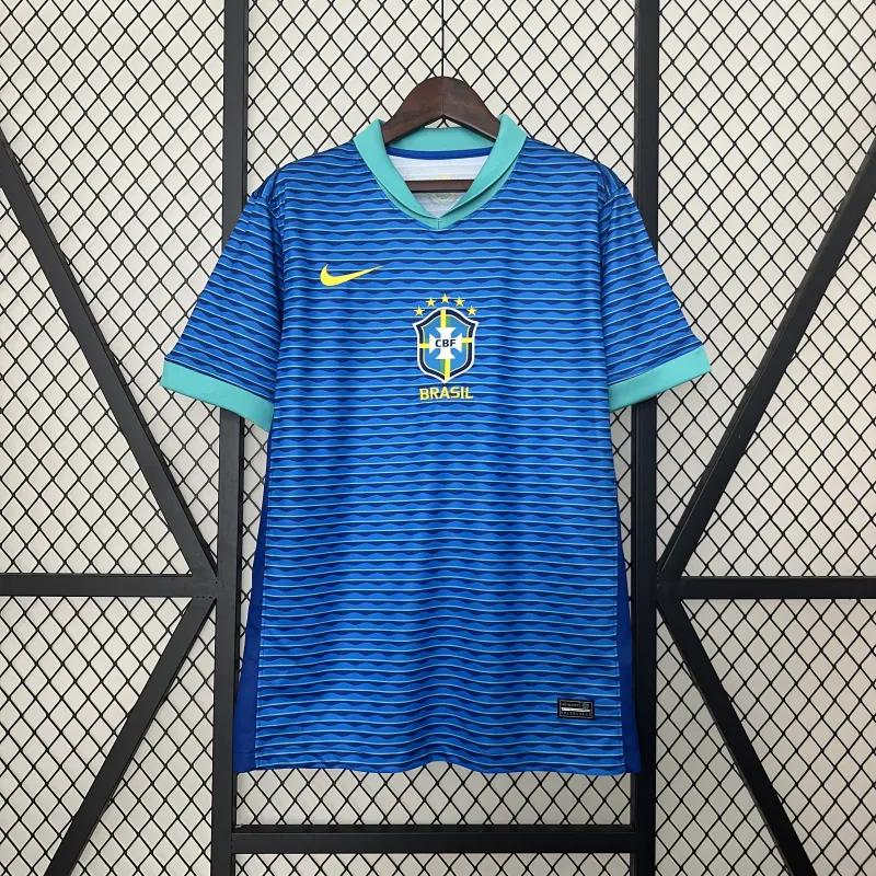 Maillot de football bleu du Brésil (extérieur) 2024