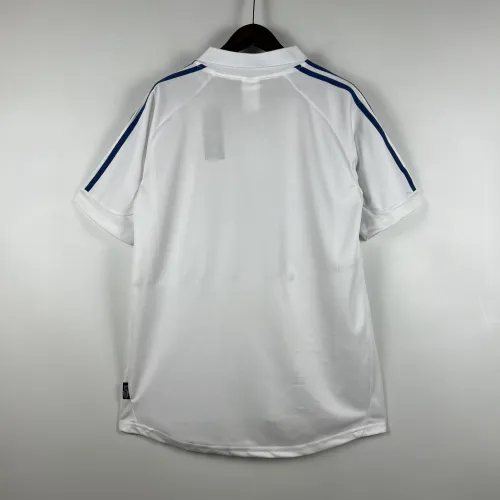 01/02 Real Madrid Retro Home white soccer jersey