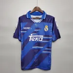 94/96 Real Madrid Retro away blue soccer jersey