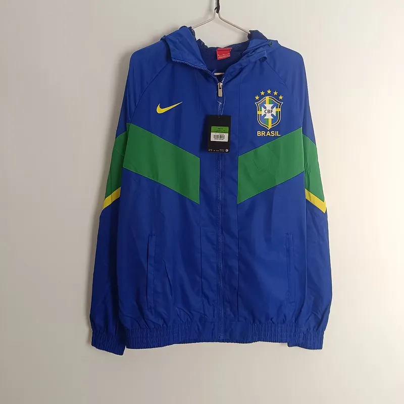 2025 Brazil Blue Windbreaker