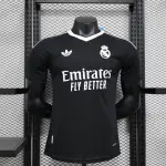 24/25 Real Madrid Torhüter schwarz Spieler Trikot 24/25 Real Madrid Goalkeeper black Player jersey
