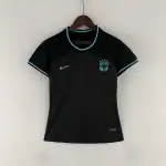 2022 World Cup Brazil Concept Black Women Women’s Soccer Jersey