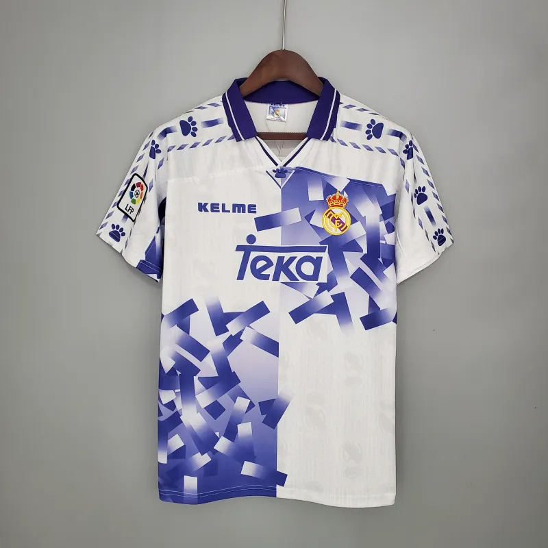 96/97 Real Madrid Retro third away purple soccer jersey