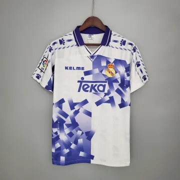 96/97 Real Madrid Retro third away purple soccer jersey