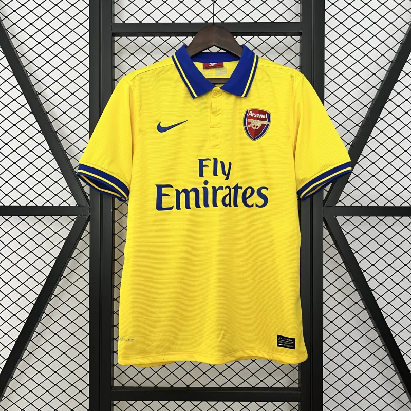 13/14 Arsenal Away Retro Soccer Jersey