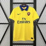 Camisa de futebol retro do Arsenal para jogos fora de casa da época 13/14 13/14 Arsenal Away Retro Soccer Jersey