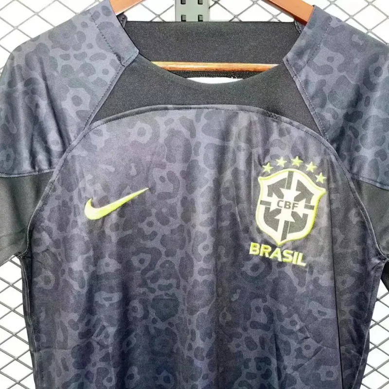2022 World Cup Brazil Goalkeeper Soccer Jersey