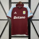 24/25 Aston Villa Home Soccer Jersey Maillot de football domicile Aston Villa 2024-2025