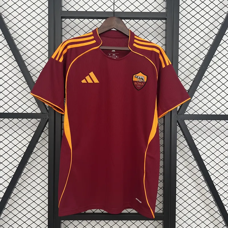 25/26 Roma Home Soccer Jersey