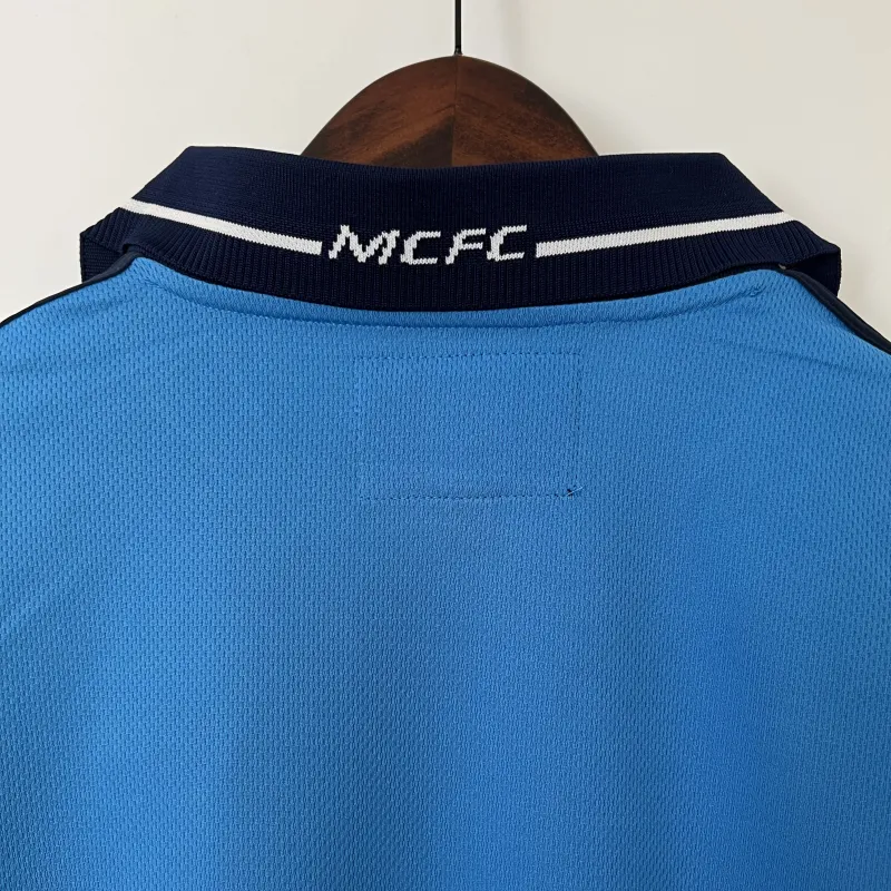 01/02 Manchester City Home Retro Soccer Jersey